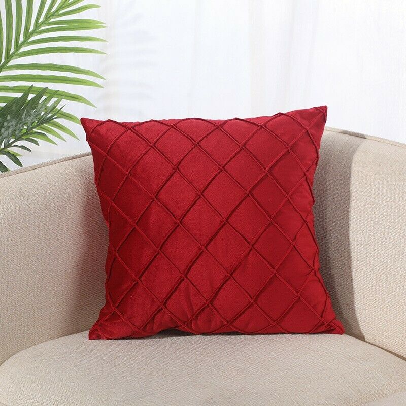 3D Pattern Velvet Cushion Covers 43x43cm (17 X 17 ")-9