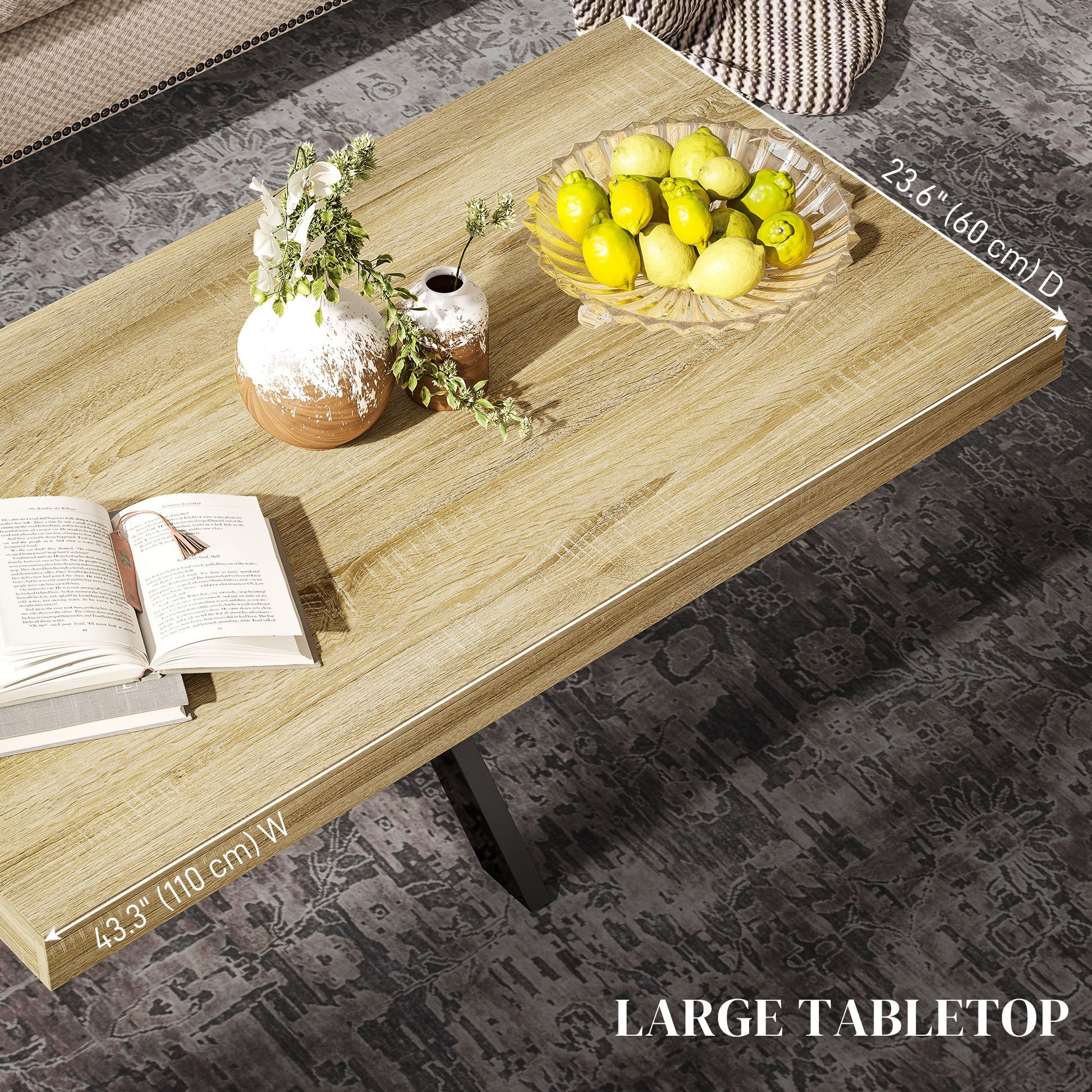 Bold Rustic Block Coffee Table - Wood-Effect-3