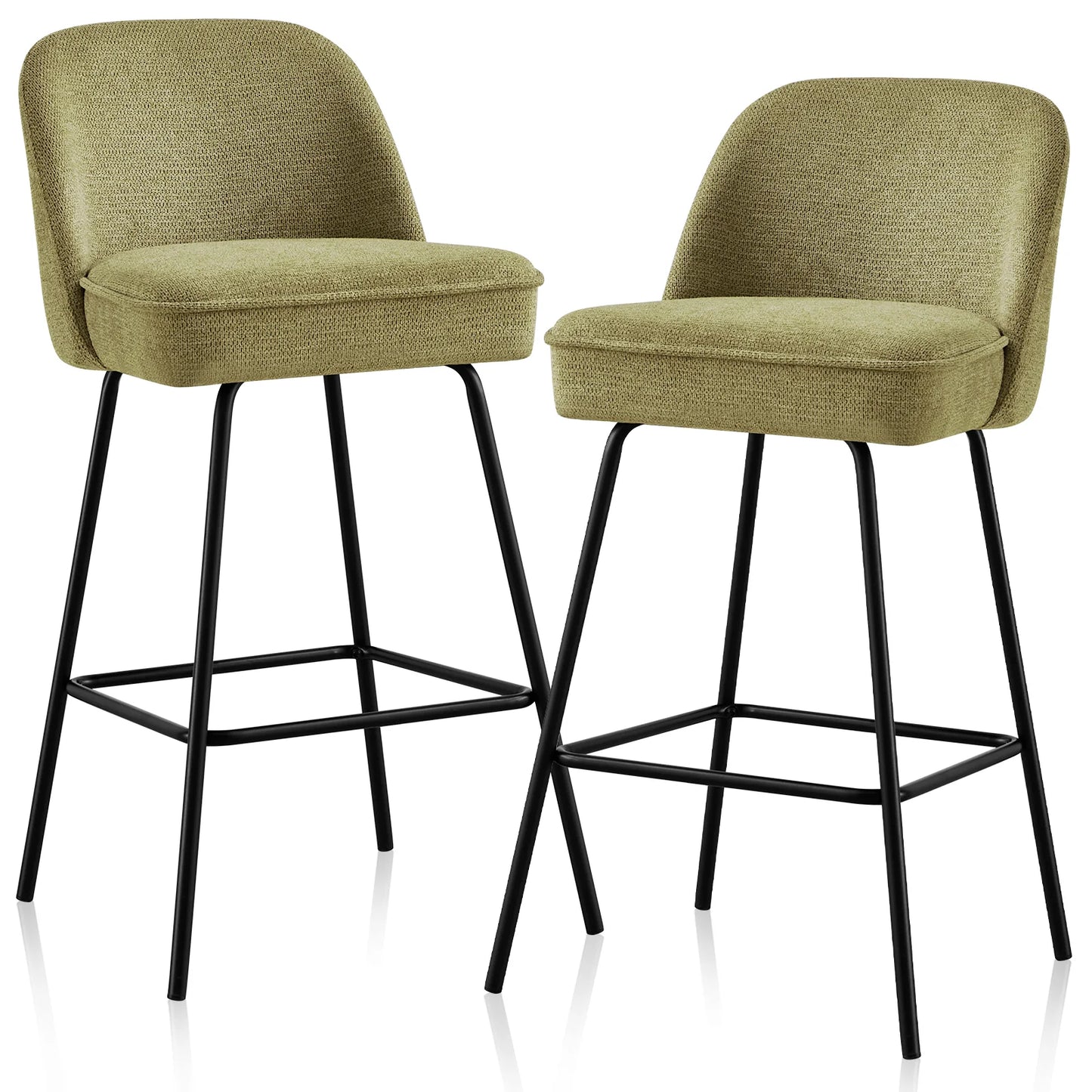 Everyday Linen Bar Stool Set of 2