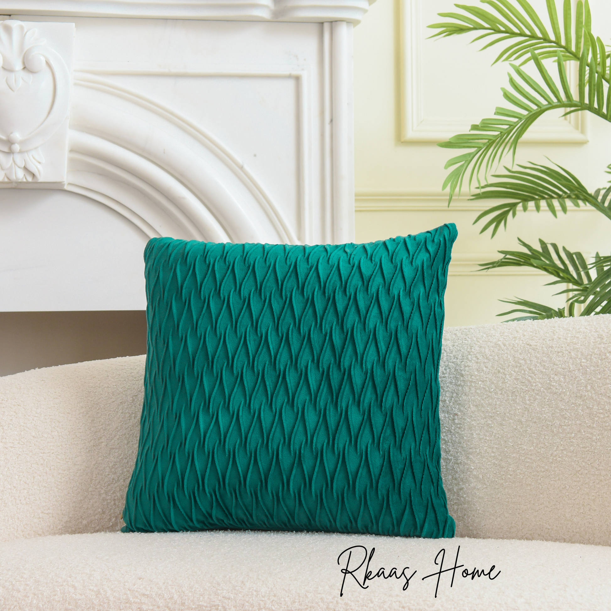 Scissors Pattern Velvet Cushion Covers ( 45X45CM, 50CMx50CM and 55x55CM)-4