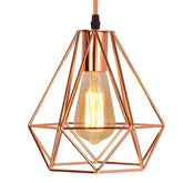Rose Gold Industrial Metal Ceiling Hanging Pendant Light~1138-4