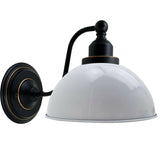 Industrial vintage Retro White Wall Sconces E27 UK Holders~3696-2