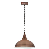 Copper E27 Ceiling Hanging Light Cage Shade Loft Style Metal Pendant Lamp~4345-2