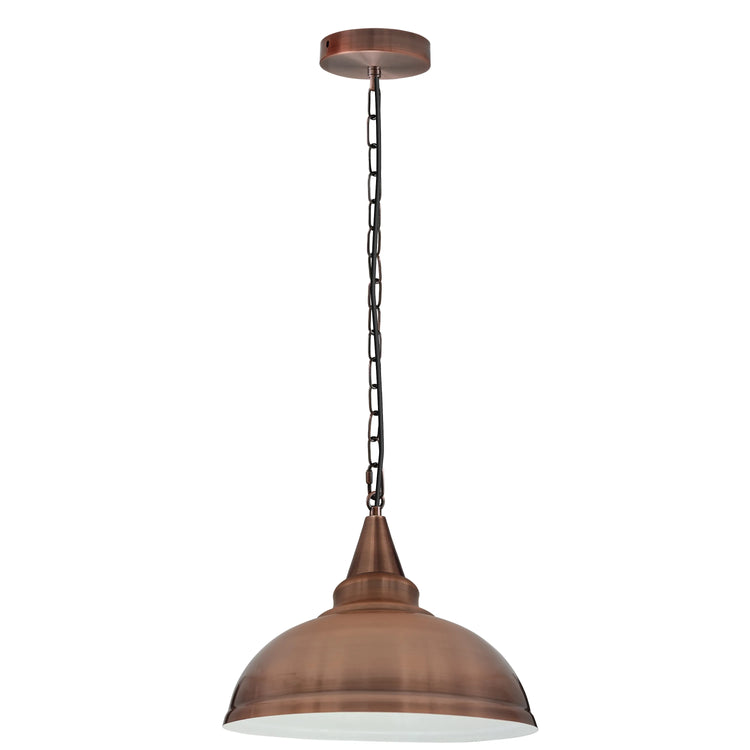 Copper E27 Ceiling Hanging Light Cage Shade Loft Style Metal Pendant Lamp~4345-2