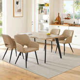 Kieran Faux Leather Dining Chairs [Set of 2]-1
