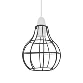 Vase Shape Black Rustic Cage Lampshades Industrial Vintage Style~2850-1