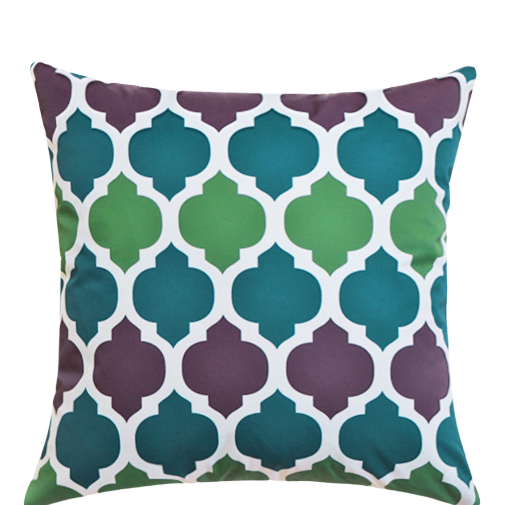 Water Resistant/Outdoor Cushion Covers for Home Garden Outdoor 45x45cm-15