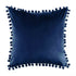 Tassel Velvet Cushion Covers With Pom Pom 18 X 18" (45 Cm)-8