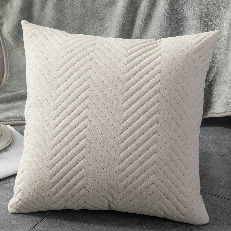 Herringbone Velvet Cushion Covers 18 X 18"-4