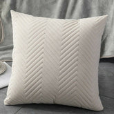 Herringbone Velvet Cushion Covers 18 X 18"-4