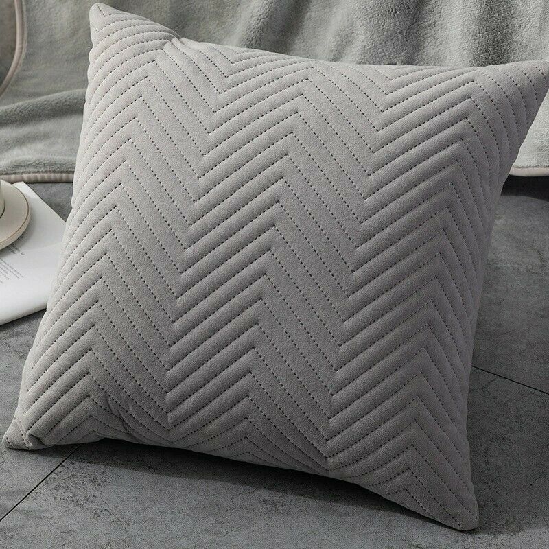 Herringbone Velvet Cushion Covers 18 X 18"-6