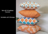 Water Resistant/Outdoor Cushion Covers for Home Garden Outdoor 45x45cm-9