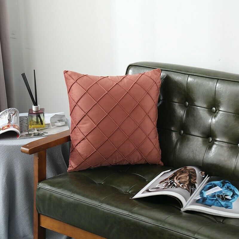 3D Pattern Velvet Cushion Covers 43x43cm (17 X 17 ")-8