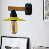 Vintage Lamp Retro Wall Light yellow Lamp Fixtures~4347-2