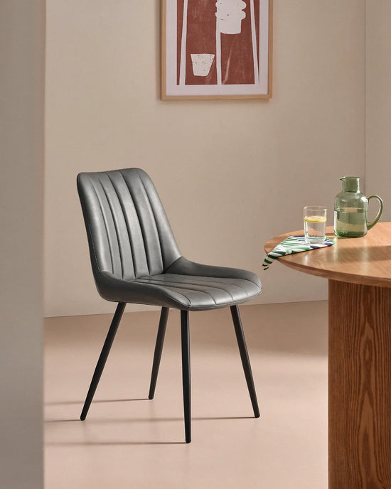 Clair Faux Leather Dining Chairs