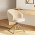 Cleo Cream Swivel Desk Chair-0