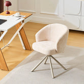 Cleo Cream Swivel Desk Chair-2