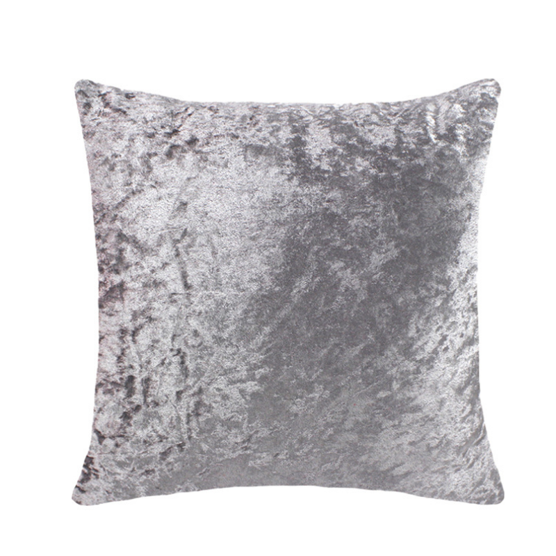 Crushed Ice Velvet Square Cushion Cover - 16" 18" 20" 22" 24"-1