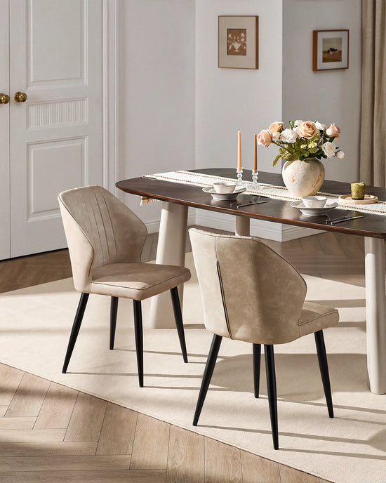 Danforth Faux Leather Dining Chairs - Set of 6
