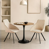 Deluna Velvet Dining Chair-1