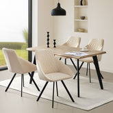 Deluna Velvet Dining Chair-0