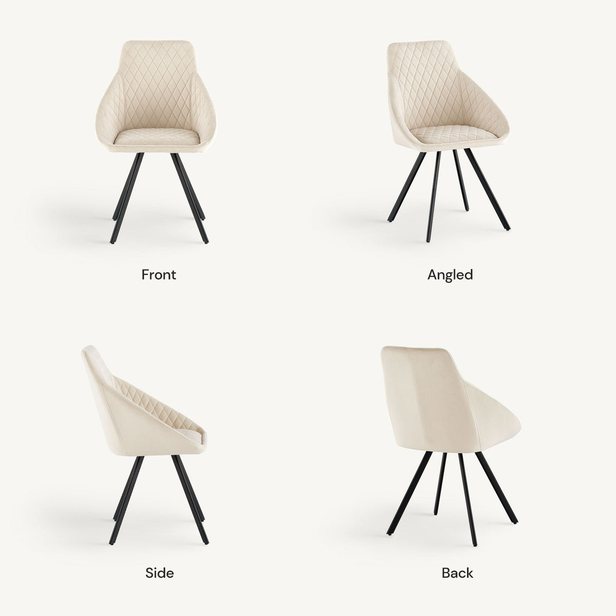 Deluna Velvet Dining Chair-3