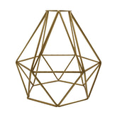 Metal Pendant Gold Light Shade Ceiling Industrial Geometric Wire Cage Lampshade Lamp~1904-0