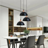 Vintage Metal Dome Pendant Lights Industrial Lighting Rustic Black~1632-4