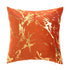 Gold Marble Pattern Design Velvet Cushion Covers 45 x 45 cm - Available in 3 Colours-5