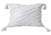 Pure Cotton Custom Boho Tassel Style Tufted Cushion Covers Home Decoration 45x45cm  (18 x 18 Inches) & 30x50 cm- Design 16-1