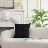 Linen Cushion Covers Home Hotel Sofa 45X45CM - 6 Colours-2