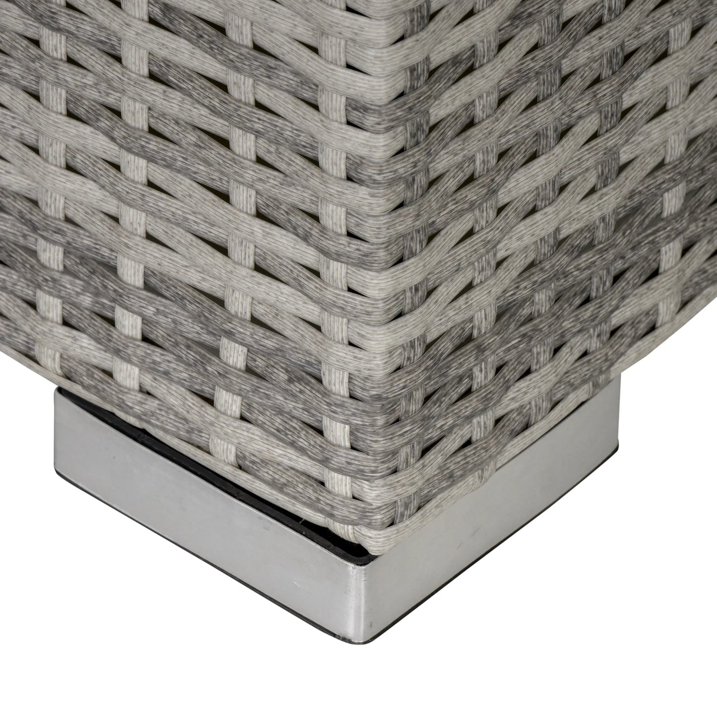 Single Seater Rattan Chair Sofa with Padded Cushions