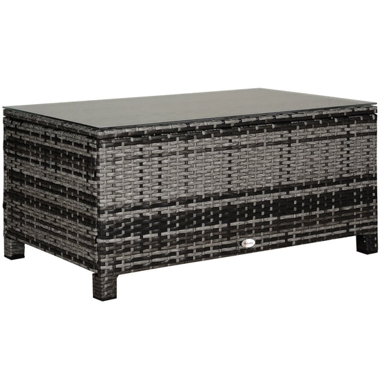 Outsunny PE Rattan Coffee Table