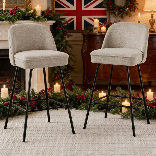 Everyday Linen Bar Stool Set of 2