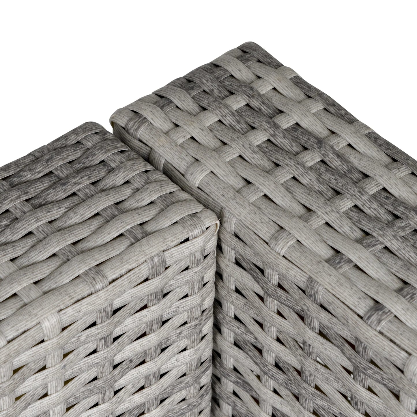 Single Seater Rattan Chair Sofa with Padded Cushions