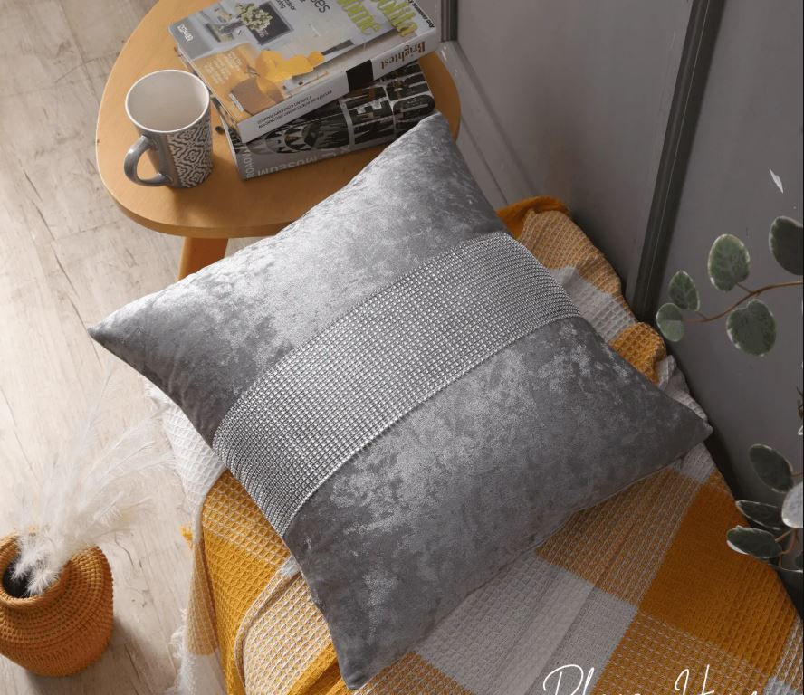 Crushed Velvet- Effect Cushion Covers
