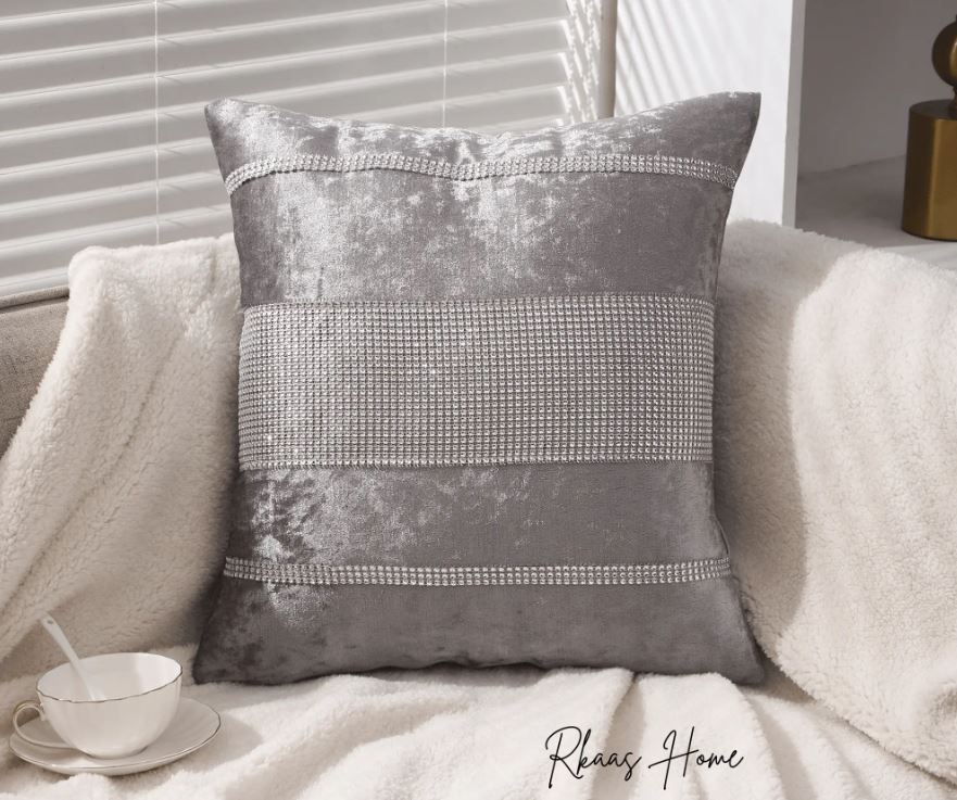 Crushed Velvet- Effect Cushion Covers