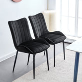 Myra Velvet Dining Chairs [Set of 2]-1