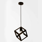 3 Cluster Pendant Light in Black Square Shape ~1256-5