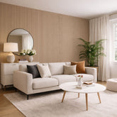 Acoustic Wall Panels in Biscuit with White Backing-2