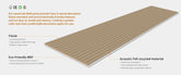Acoustic Wall Panels in Biscuit with White Backing-4
