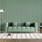 Acoustic Wall Panels in Pastel Green with Black Backing-0