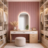 Acoustic Wall Panels in Petal Pink with Black Backing-3