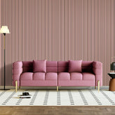 Acoustic Wall Panels in Petal Pink with Black Backing-2