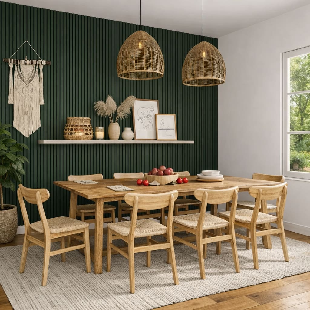 Acoustic Wall Panels in Rainforest Green with Black Backing-3