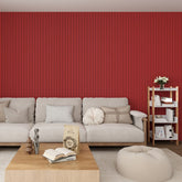 Acoustic Wall Panels in Red Wonder with Black Backing-3