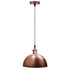 vintage industrial metal retro ceiling pendant light copper shade~1297-5