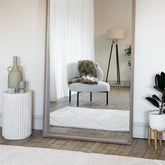 Hanaka - Full Length Walnut Wood Rectangle Mirror - 200cm x 100cm-1