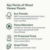 Natural Oak Acoustic Wall Panels-4