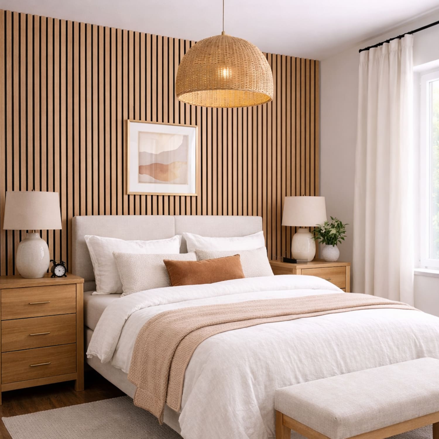 Natural Oak Acoustic Wall Panels-0